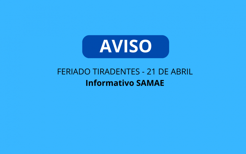 INFORMATIVO SAMAE 