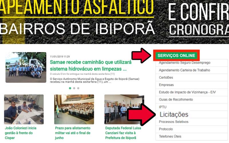 Confira os processos licitatórios em aberto da Prefeitura Municipal de Ibiporã