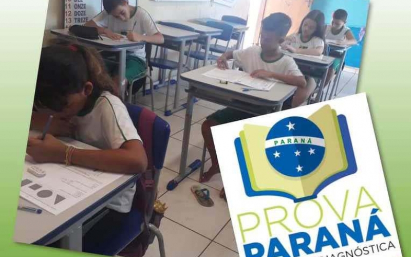 Alunos dos 5º anos participam da Prova Paraná