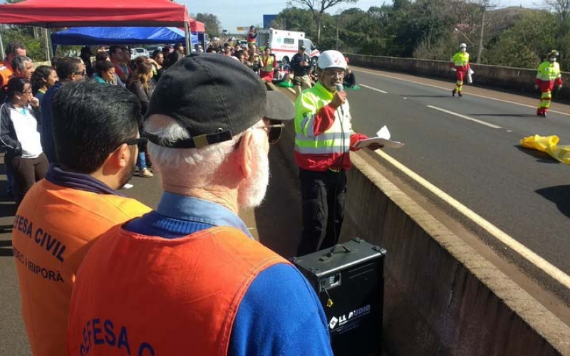 Defesa Civil de Ibiporã participa de simulado AMUV promovido nesta terça (06)