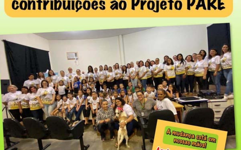 Alunos da Rede Municipal de Ensino realizam doação de dinheiro e rações para a ONG PARE