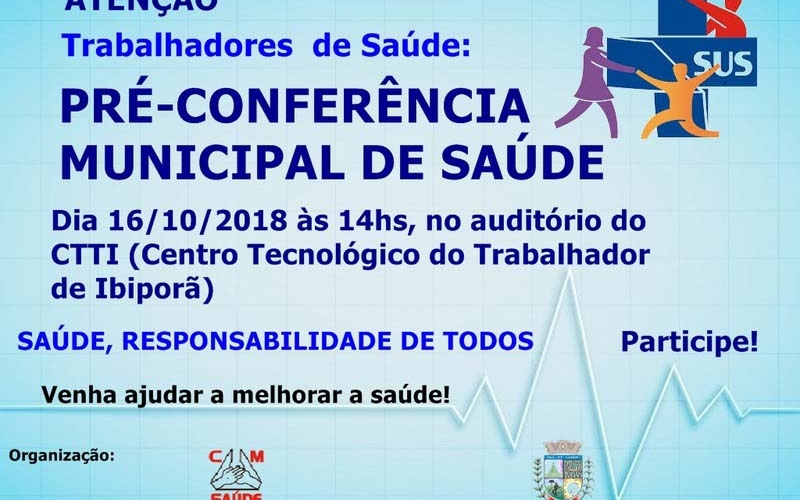 CMSI realiza terça (16) Pré-Conferência do Trabalhador de Saúde