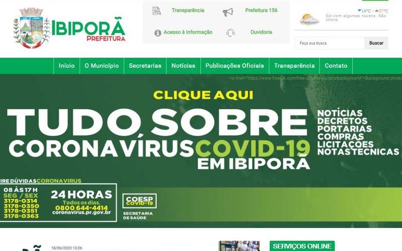 Secretaria de Saúde divulga Plano de Contingência da Covid-19 e Plano de Orientações Sanitárias