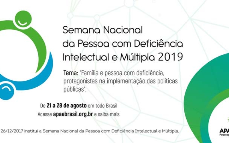 Abertura da “Semana Nacional dos Direitos da Pessoa com Deficiência” será nesta quarta (21)