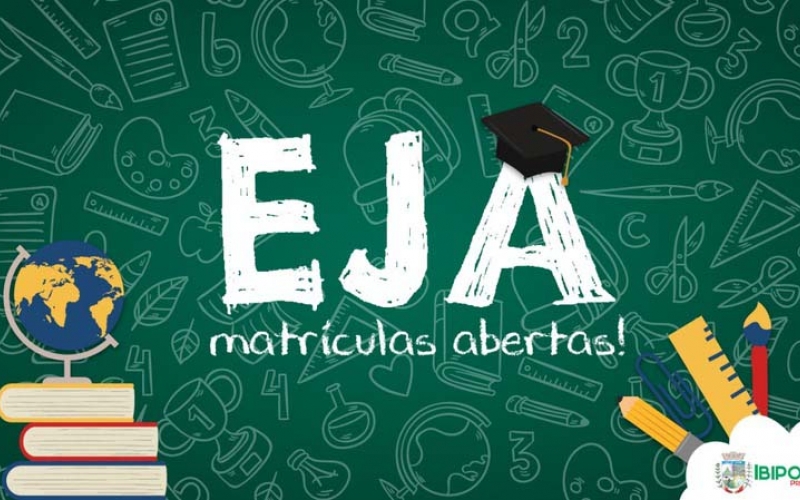 Matrículas abertas para EJA no 2º semestre