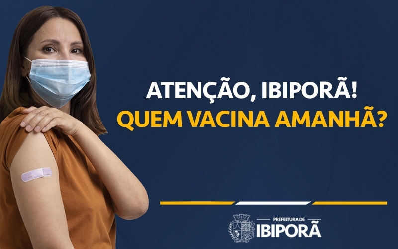 Ibiporã prepara plantão para vacinação de adolescentes a partir de 14 anos sem comorbidades, com agendamento, e doses de reforço para grupos específicos, em demanda espontânea, neste sábado (16) 