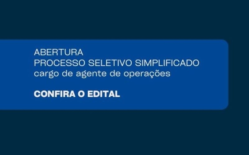 Inscrições abertas do PSS para contratação de agente de operações (encanador)