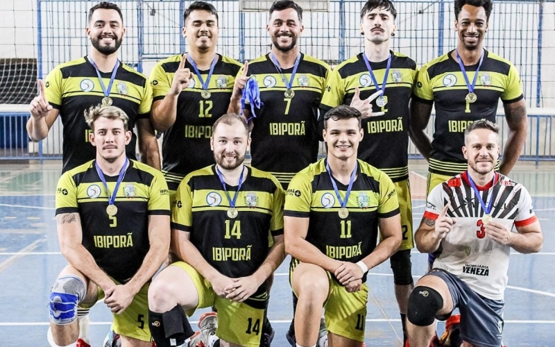 Time de Vôlei Masculino de Ibiporã conquista vitória nos 40° Jogos Abertos de Cambé