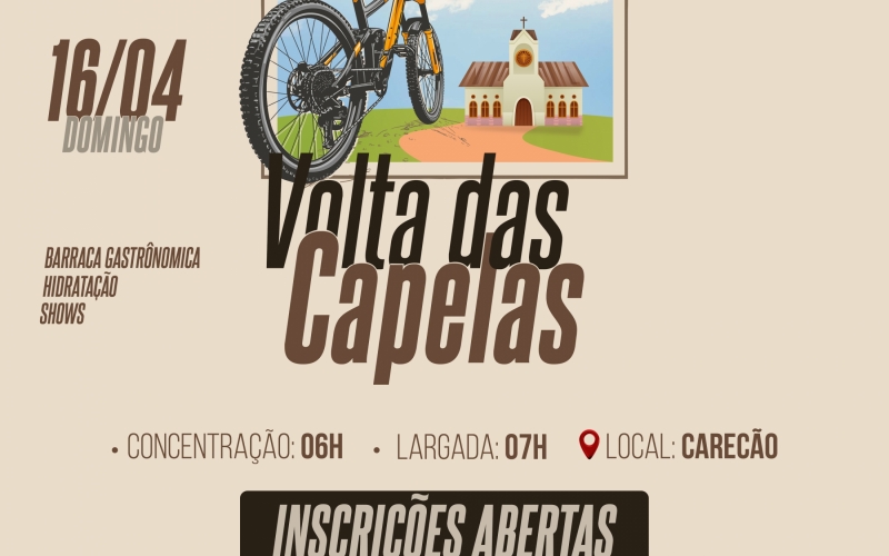 Administração abre inscrições para o Circuito Ibiporã de MTB - Volta das Capelas