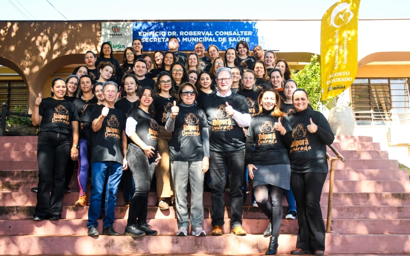 Prefeitura de Ibiporã realiza ação especial do Agosto Dourado com foco no aleitamento materno