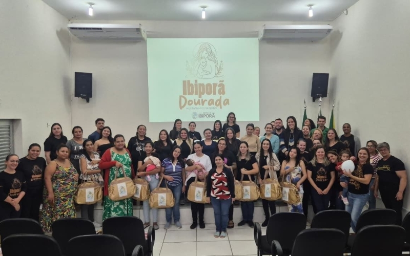 Prefeitura de Ibiporã realiza evento especial do Agosto Dourado com gestantes, mães e profissionais da saúde
